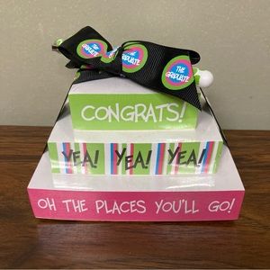 NWT Mud Pie The Graduate Triple Notepad Set